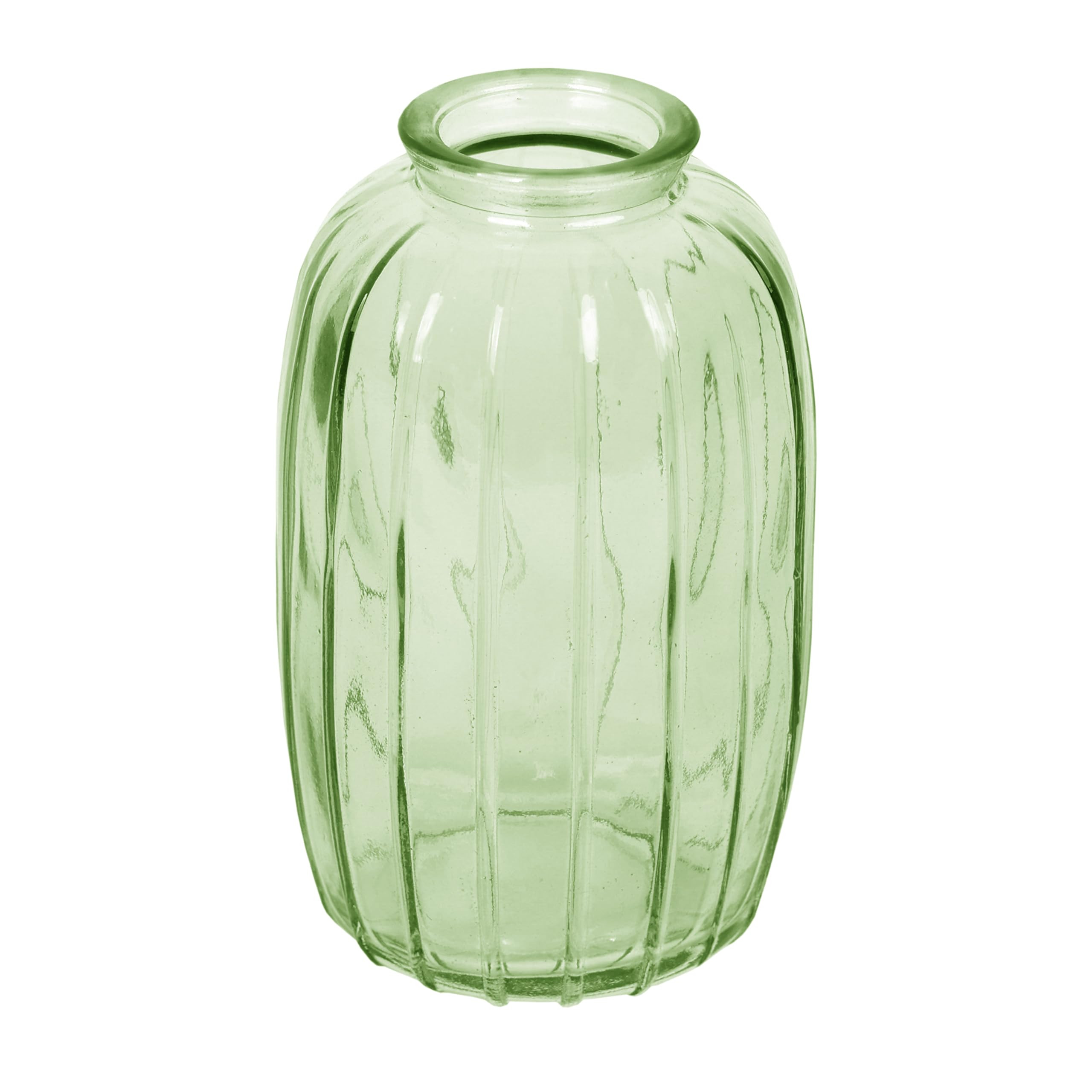 Talking Tables Green Glass Bud Vase for flowers, stylish single stem elegant wedding table centre... | Amazon (UK)