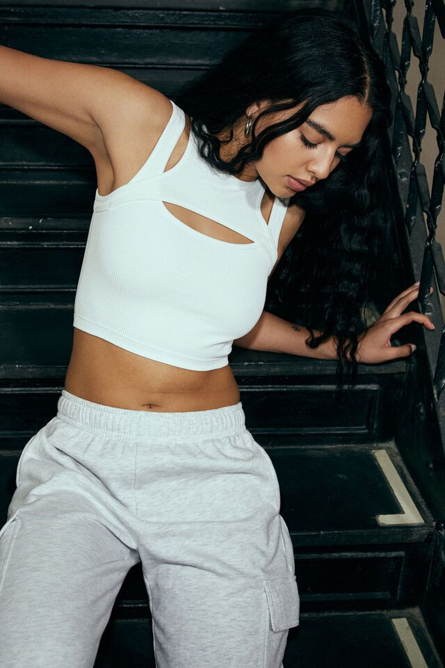 Sterling Cut Out Tank Top | Garage Clothing