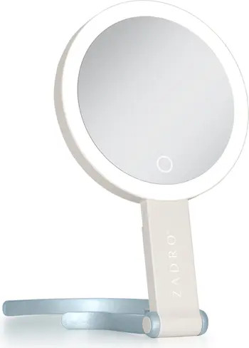 Multi-Position Lighted Travel Hand Mirror with 10X/1X Magnification | Nordstrom