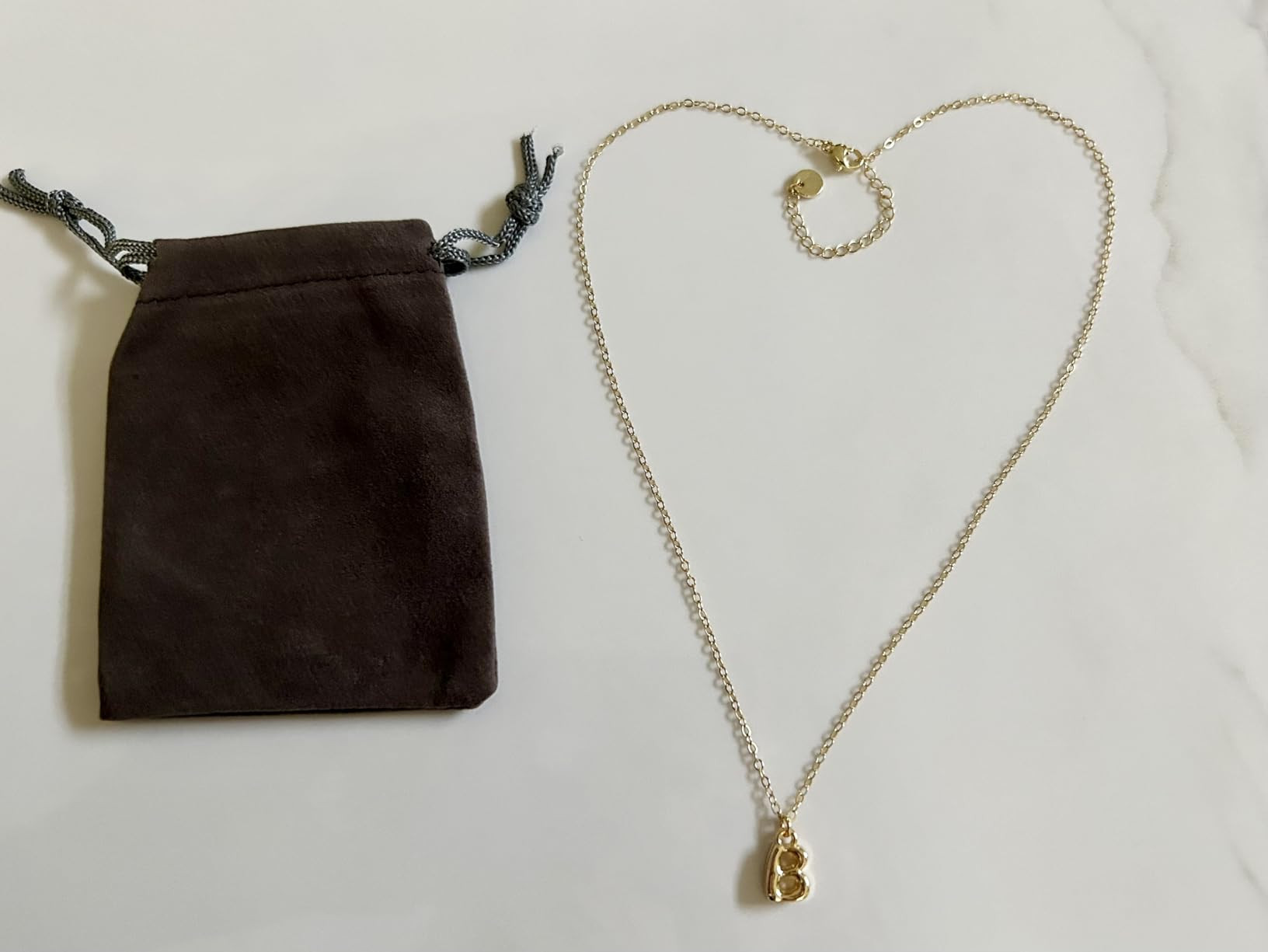 Amazon.com: Fezodo Mothers Day Gifts - Bubble Letter Necklace, Gold A Initial Necklaces for Women... | Amazon (US)