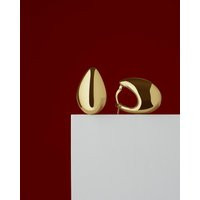 Gold Drop Earrings - Teardrop Stud Chunky Earring Plated 14K Perfect Birthday Gift For Sister, Mom, Friend | Etsy (US)