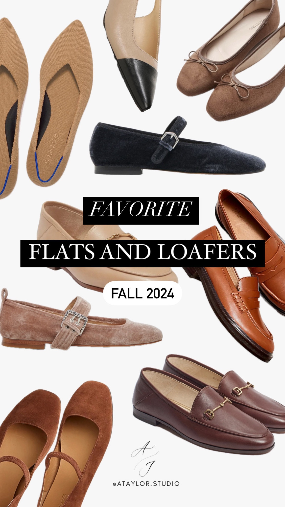 Favorite flats and loafers for 2024! I love how these low-profile shoes can be comfortable but also elevate your looks and give you a little boost. Anything skin-toned or with a little heel can flatter anyone!

Shoe picks for fall, fall shoes 2024, loafers, ballet flats, penny loafers, lug sole loafers, comfortable loafers, work shoes, Mary Jane flats, maryjane flats, leather shoes, leather flats, leather loafers, suede shoes, velvet flats, holiday shoes, holiday outfits 

#LTKShoeCrush #LTKWorkwear #LTKStyleTip