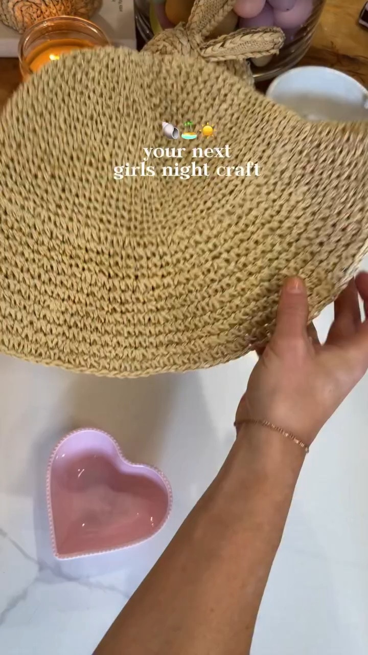 I saw a hat like this on Revolve for $500 and said… yeah I can make that 😌✨

Cutest DIY beach hat for lake days, beach trips, and all things summer ☀️🐚

Follow @kimberlyj_king for more easy DIYs + comment HAT for links to what I used + step by step instructions! (must be following to receive) 💌 
#craftideas #summer #easydiy #girlsnight #beach beach lake vacation straw hat bucket personalized custom cute shells hat chain chin strap craft diy birthday party craft idea