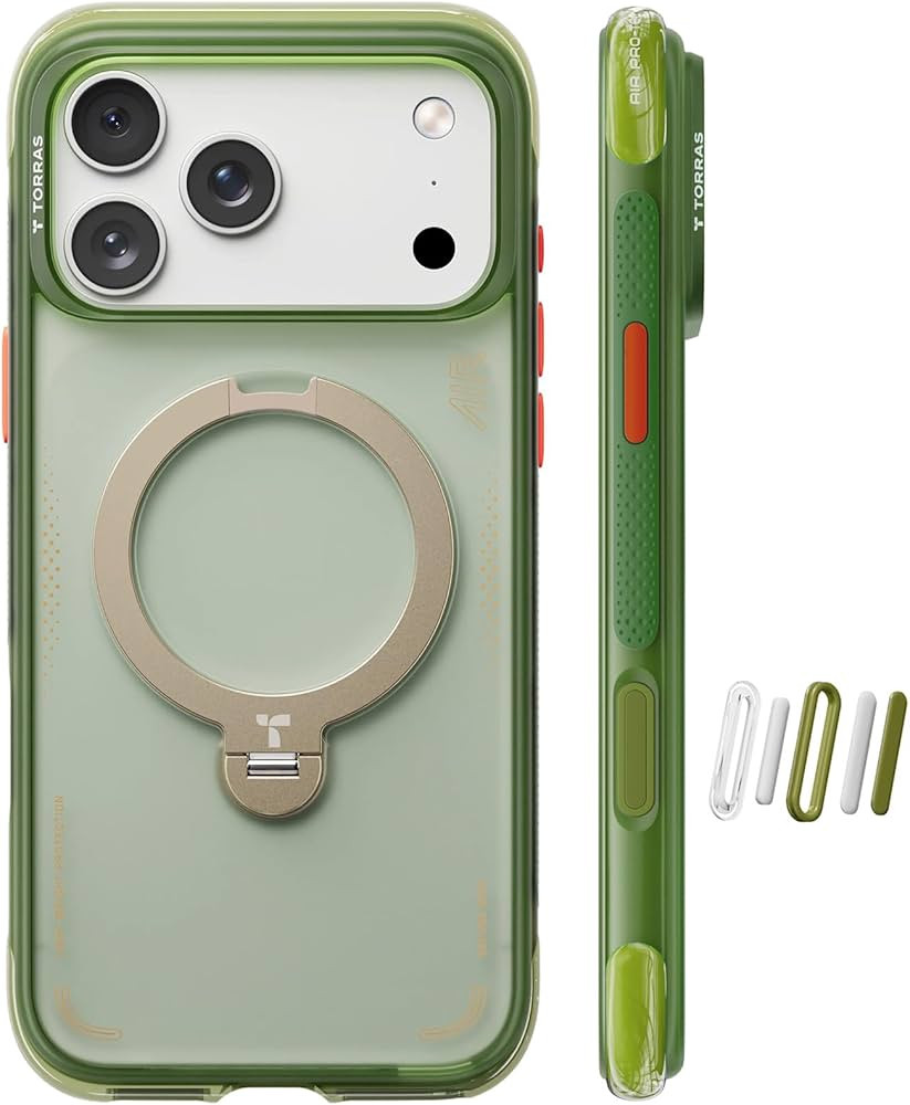 TORRAS Ostand Q3 Air for iPhone 17 Pro Max Case with 360 Magnetic Stand, Fit for MagSafe, Mil-Gra... | Amazon (US)