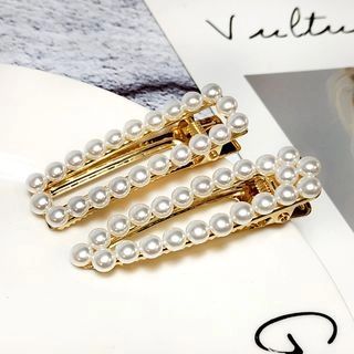 Faux Pearl Hair Clip (3 Designs) | YesStyle Global