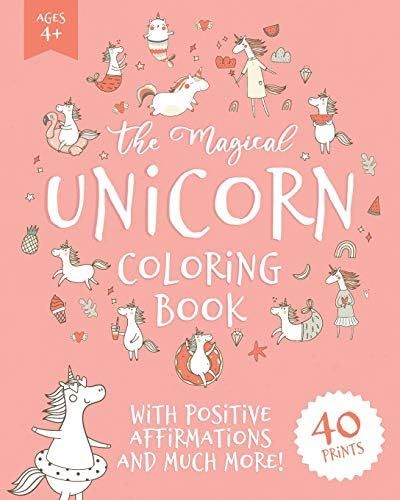 The Magical Unicorn Coloring Book: For Preschool Aged Kids & Kids Ages 6-8, Filled with Sweet Han... | Amazon (US)