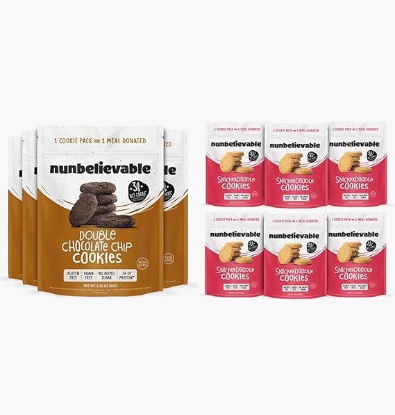 Combination 4-6pk Double Chocolate + Snickerdoodle | Amazon (US)