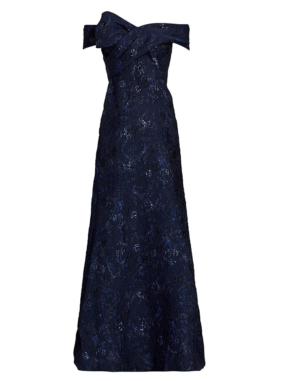 Women's Off-The-Shoulder Gown - Sapphire - Size 2 | Saks Fifth Avenue