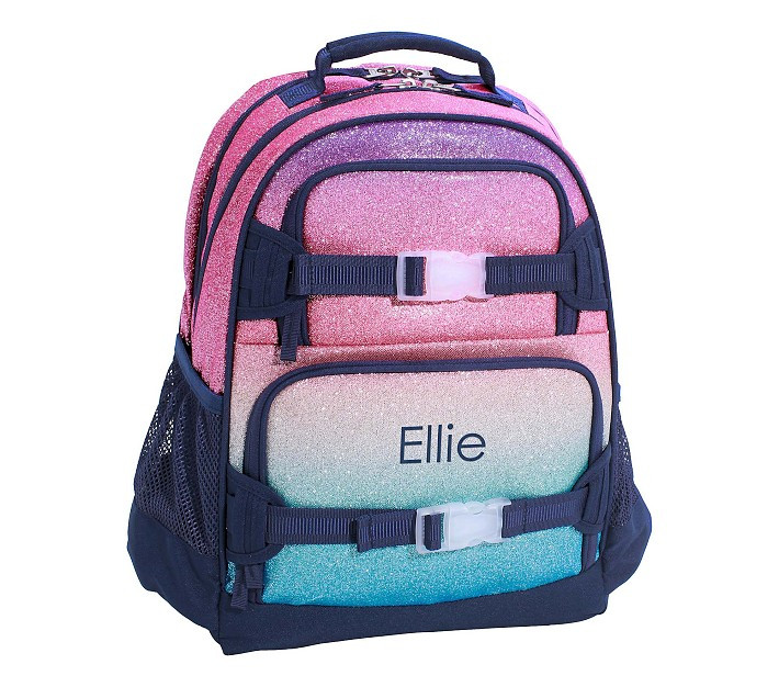 Mackenzie Rainbow Ombre Sparkle Glitter Backpacks | Pottery Barn Kids