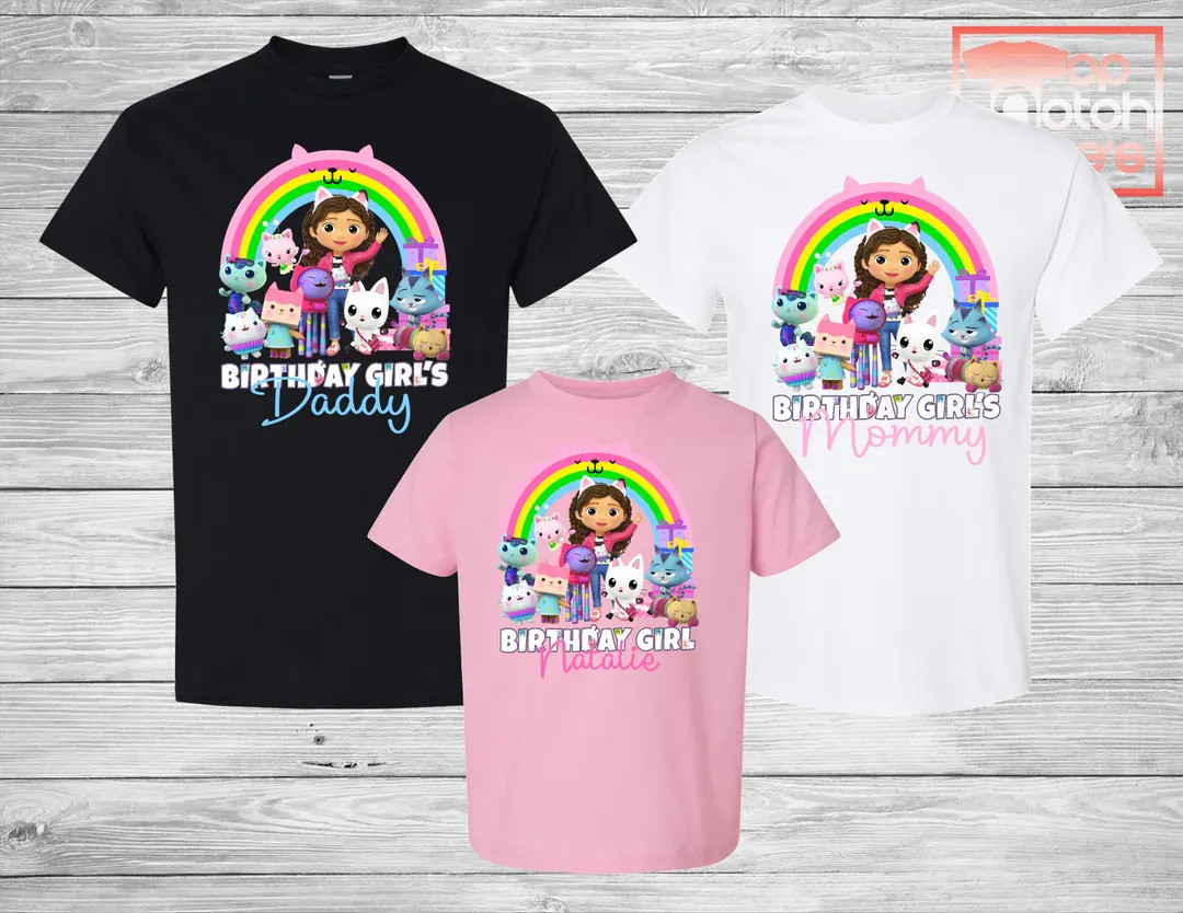 Custom Dollhouse Family Birthday Shirts - Etsy | Etsy (US)