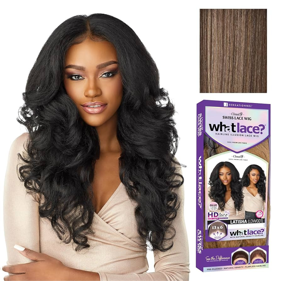 Sensationnel HD Lace Front Wig Cloud 9 What Lace Swiss Lace 13X6 Latisha (FLAMBOYAGEMOCHA) | Amazon (UK)
