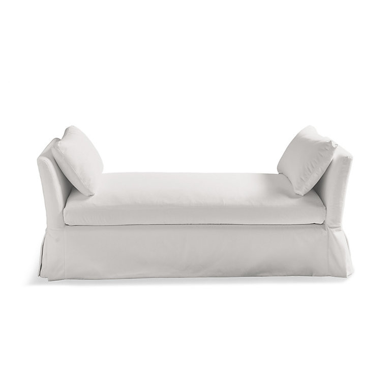 Ava Slipcovered Bench | Grandin Road | Grandin Road