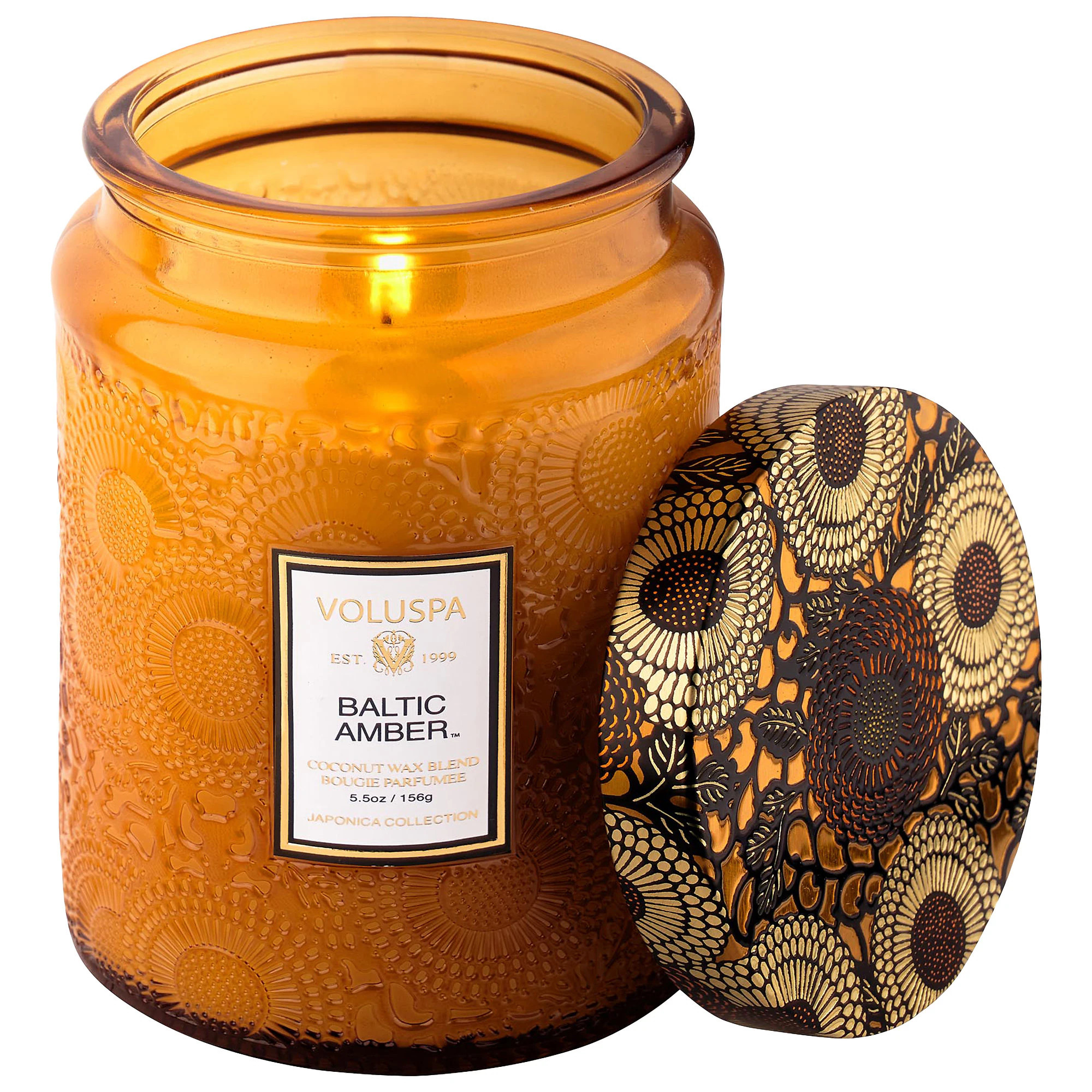 VOLUSPA Baltic Amber Glass Candle 18 oz/ 510 g 1-wick Candle | Sephora (US)