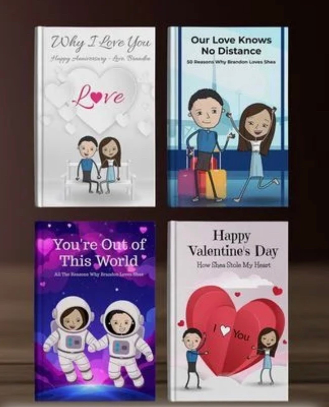 I made one of these adorable books for my fiancé for Valentine’s Day. It was so much fun to customize this little book!￼

#LTKValentine #LTKstorytime
