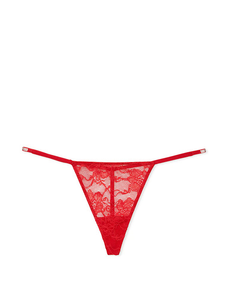 Shine Strap Lace V-String Panty | Victoria's Secret (US / CA )