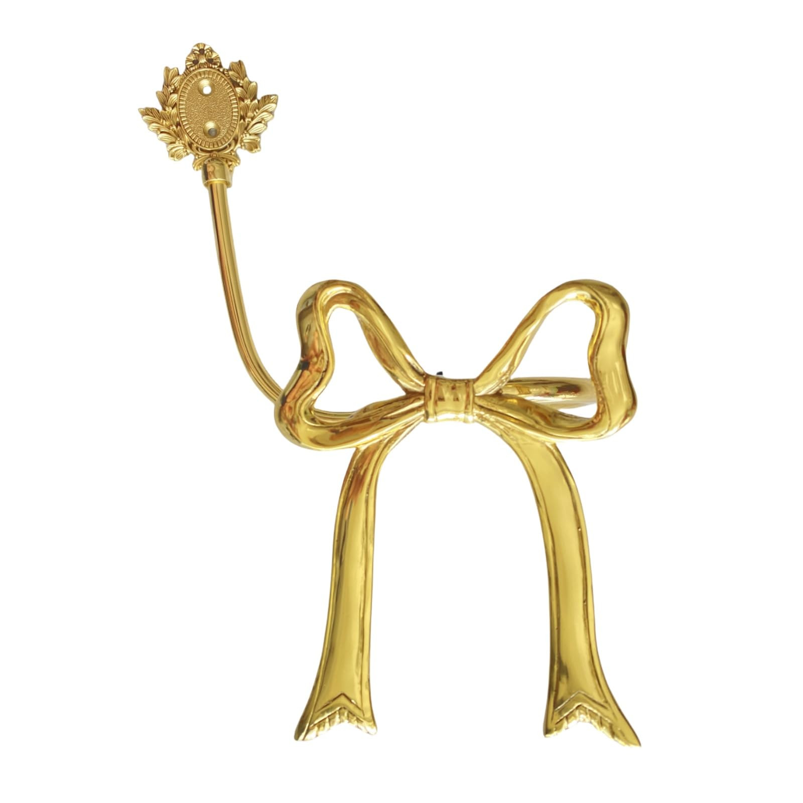 Elegant Handmade Heavy Duty Brass Curtain Holdback,Gold Decorative Bow Style Curtain Tieback,Bow ... | Amazon (US)