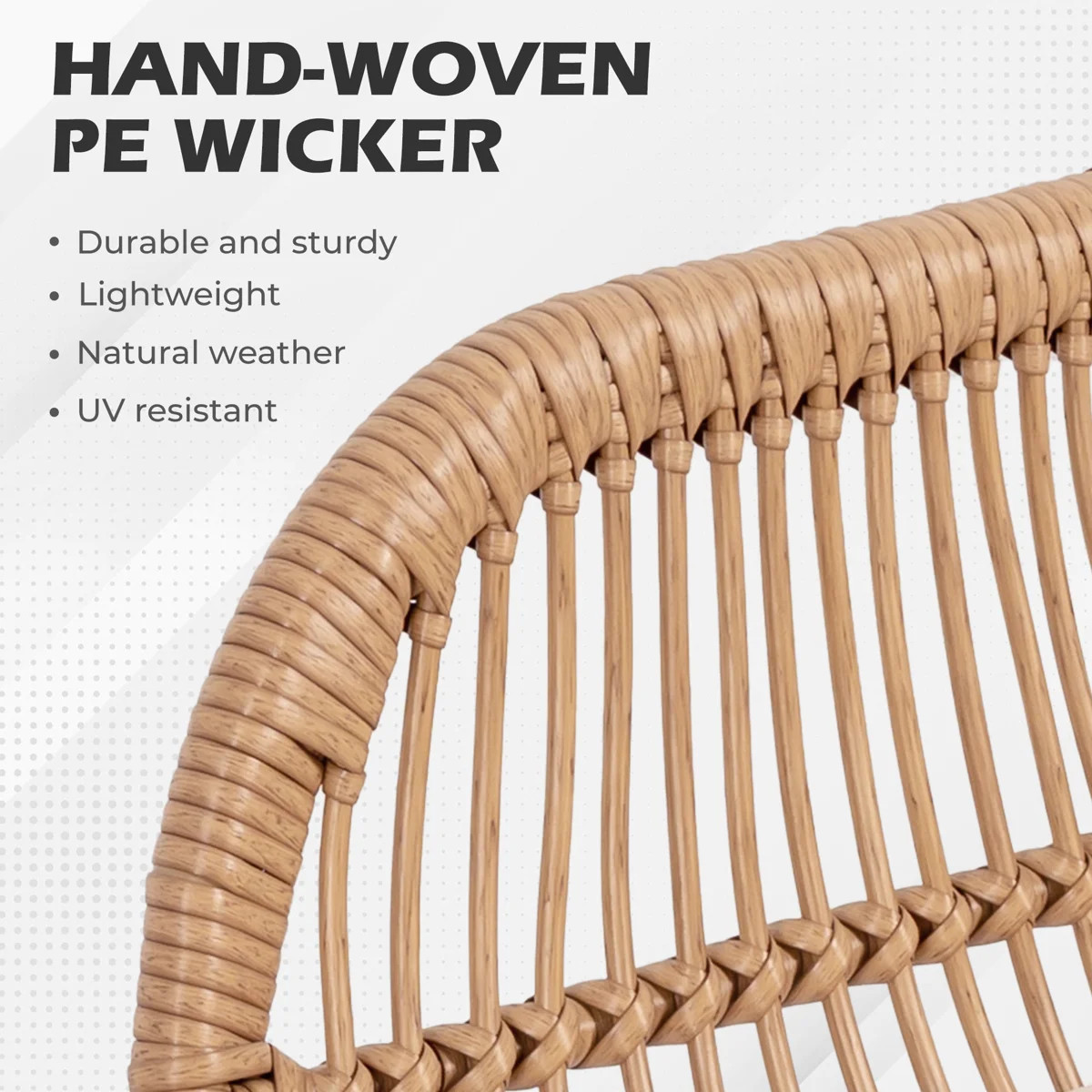 Allexis Wicker Outdoor Lounge Chair with Ottoman | Wayfair North America