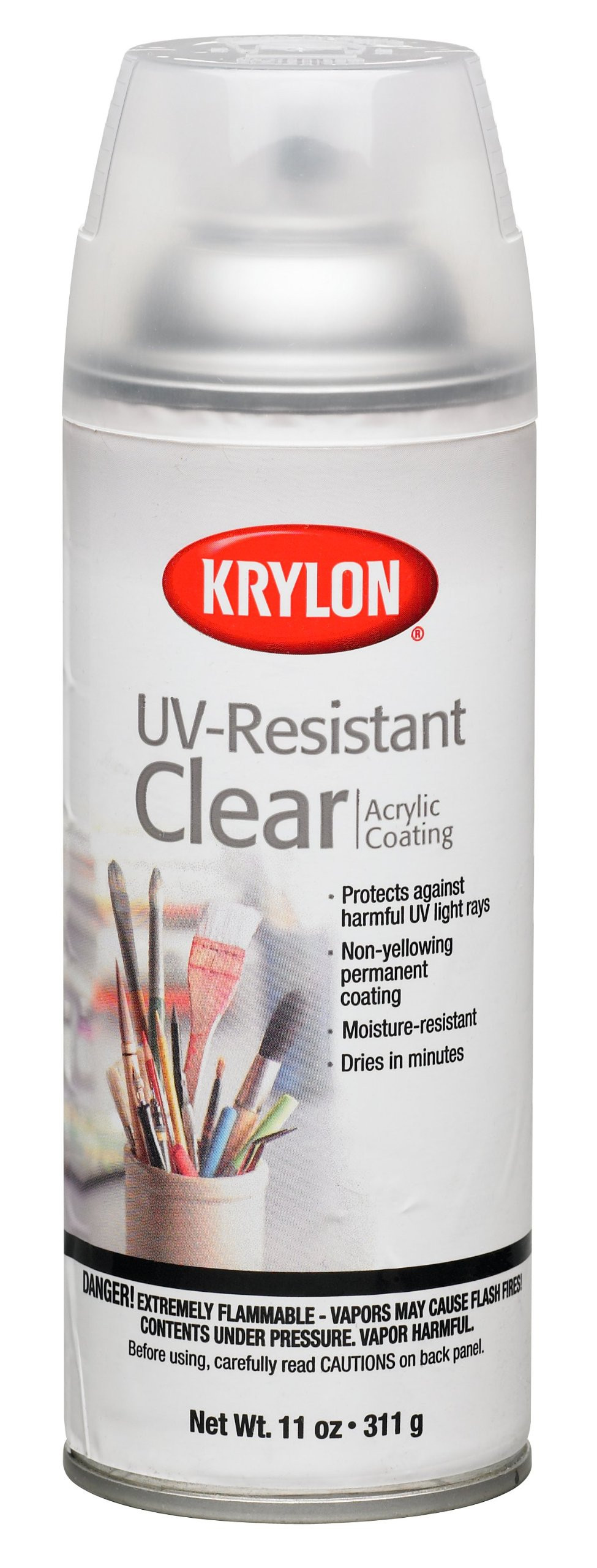 Krylon K01305 Gallery Series Artist and Clear Coatings Aerosol, 11-Ounce, UV-Resistant Clear Glos... | Amazon (US)