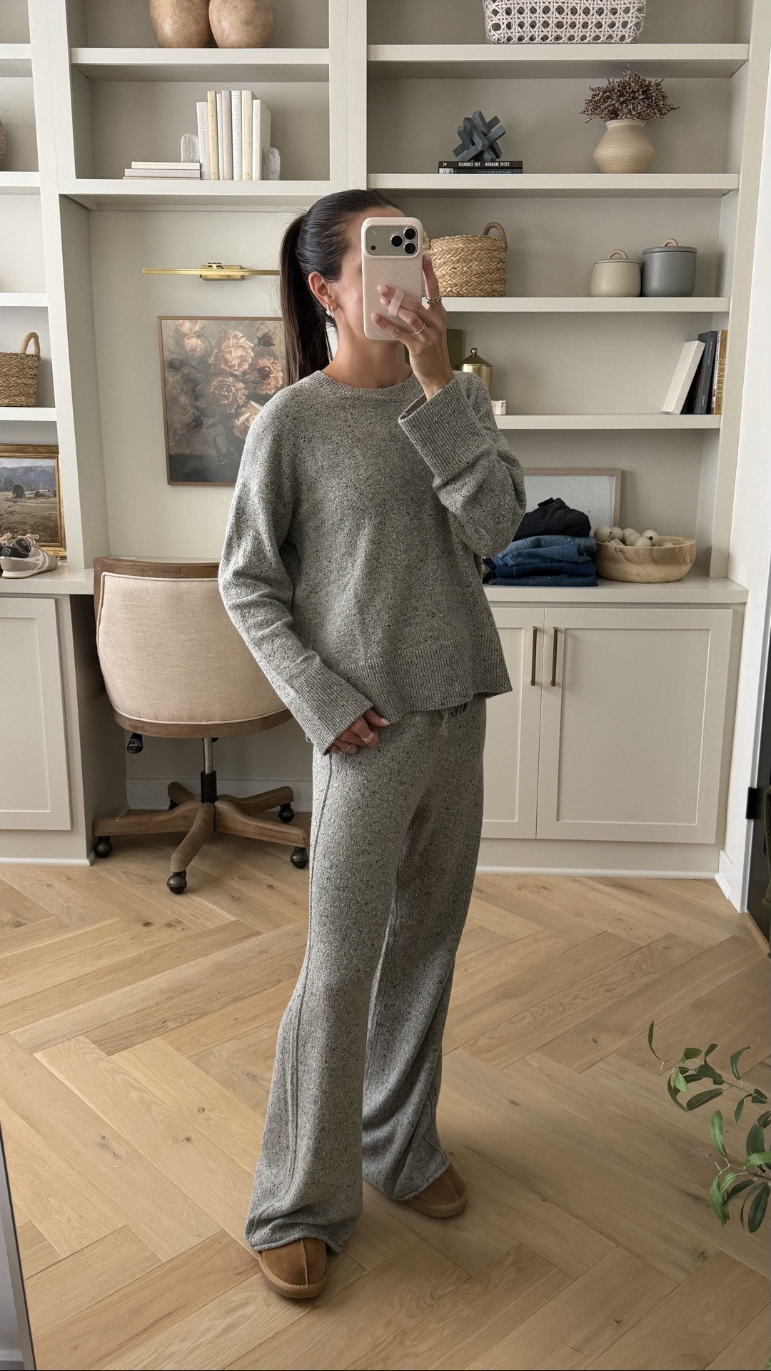 Perfect day for a sweater set 🧸☁️
Wearing my true size S in the sweater and pants! Pants are longggg FYI! I’m 5’7” 

Set will be on sale on Wednesday with code VIP 🤫

#LTKSaleAlert #LTKootd #LTKTravel