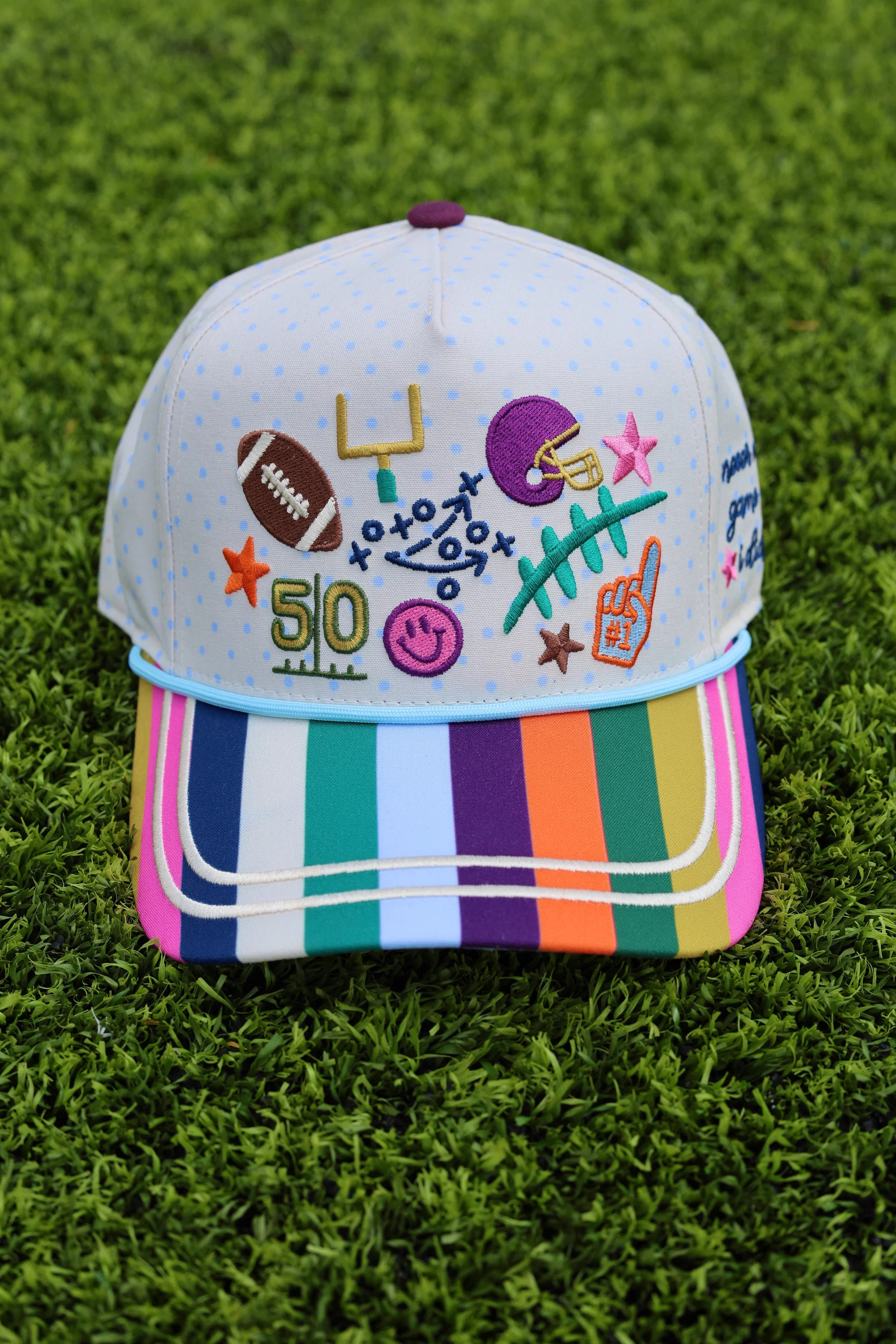 Game Day Doodles Football Hat | Poppy & Pine
