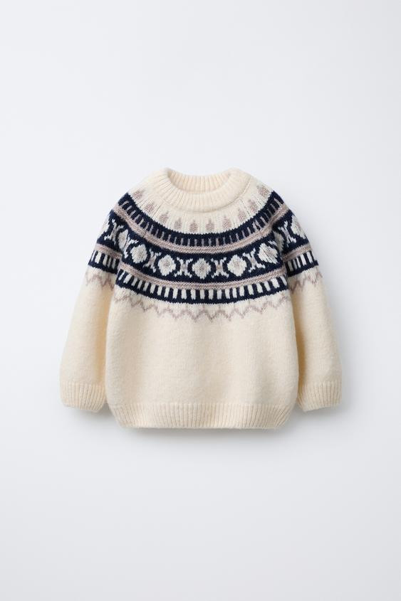 JACQUARD KNIT SWEATER | Zara US