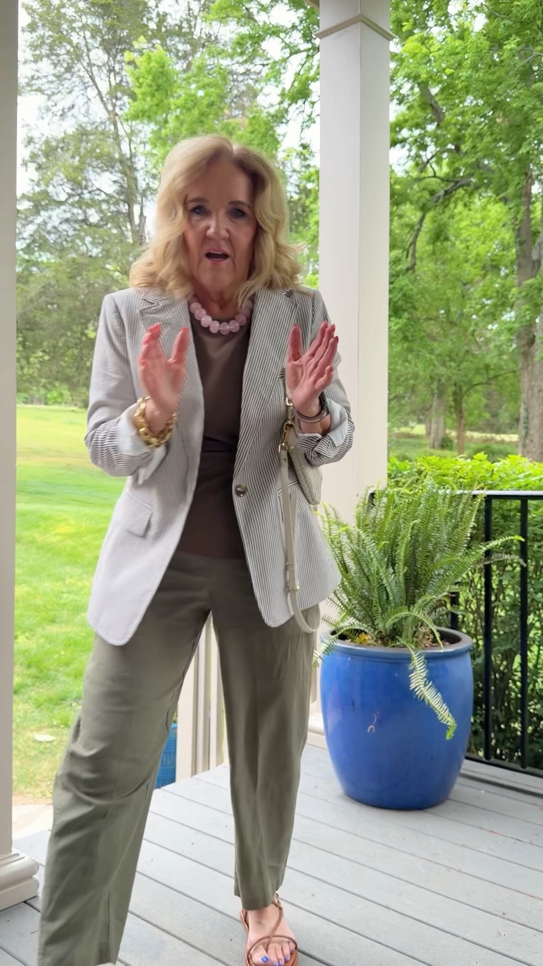 Loft haul! If I missed a size just ask! 
Chore jacket medium petite 
Shorts 29 reg and they rest on your hips 

Green linen pants medium
Pistachio blouse medium
Denim dress size 8 reg
White embroidered pocket pants size 8 reg
Short sleeve denim jacket medium reg
Crochet sweater medium reg
Green linen blend barrel pants size medium petite
Seersucker blazer 10 petite
Side knot tee size large petite
Brown stripe dress medium petite (it def needs a belt but fabulous once belted)
Linen blend top and pants size medium petite 
Drawstring barrel jeans 29 reg (very relaxed fit)
Puckered knit top size medium
Jacket (it is water repellant) medium
10% off my Eric Javits tote code NANETTE
AVARA 15% off code NANETTE15 on the sandals

Spring outfits vacation business casual outfits 

#LTKSeasonal #LTKOver40 #LTKSaleAlert