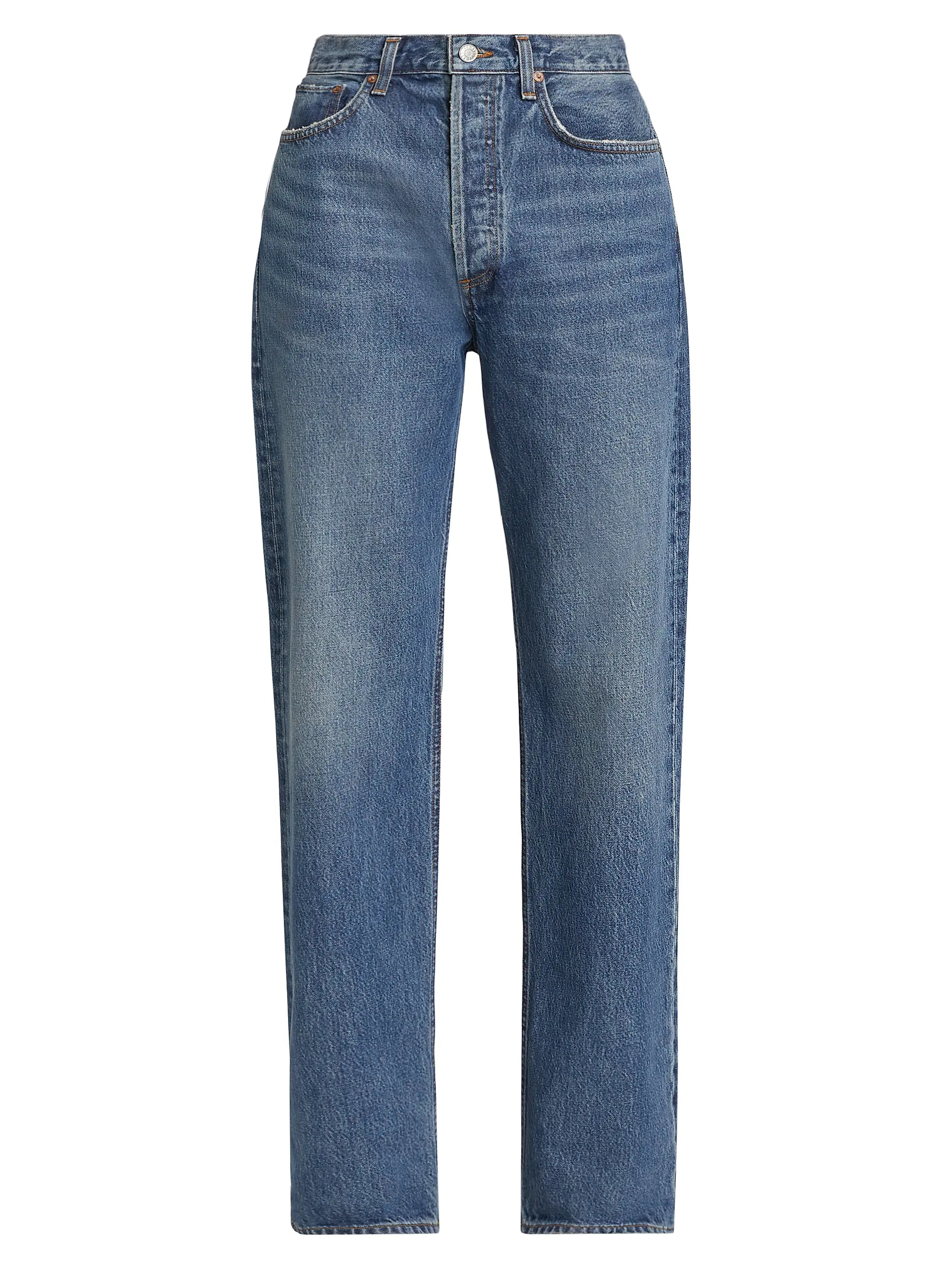 Kelly High-Rise Straight Jeans | Saks Fifth Avenue