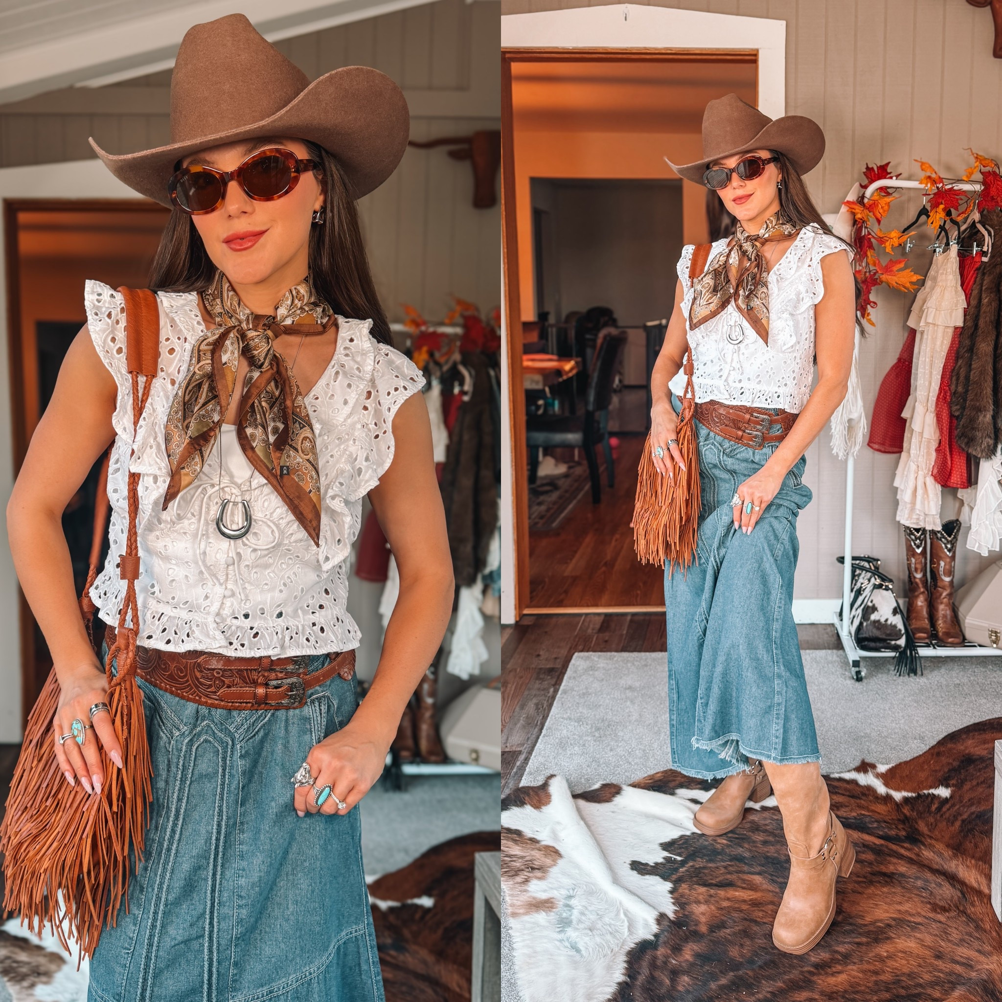 Fall outfit inspo for those still-hot October days 🍂🤎
This Amazon look gives all the fall energy — light, breathable pieces that won’t have you melting!
Perfect for transitional weather and layering once temps finally cool down.


#AmazonFashion #FallOutfit #WesternStyle #FallInspo #OutfitIdeas #AffordableFashion #FallStyle #WesternFashion #AmazonFinds

#LTKSeasonal #LTKSaleAlert #LTKStyleTip