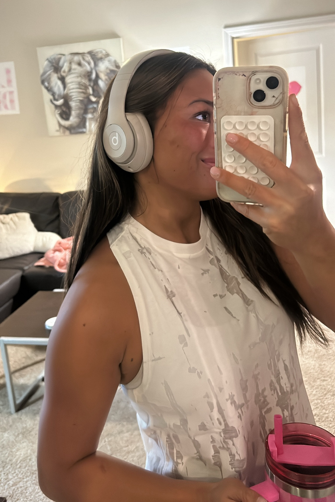 Starting the day off right with my favorite finds from @walmart! Whether I’m studying, working out, making TikTok’s,  or just chilling, these headphones, my phone sticky grip, and my go-to tumbler are perfect for staying on track and hydrated. Loving how easy it is to find stylish and practical pieces all in one place. 
#WalmartPartner #BackToSchoolEssentials #DailyVibes #WalmartFinds #LTKBackToSchool #WowThatsFromWalmart
