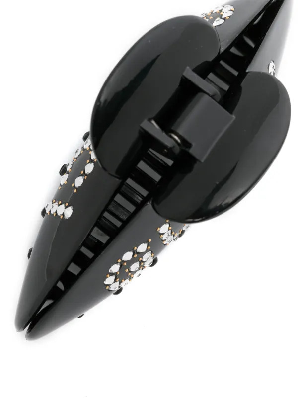 Gucci rhinestone-logo Hair Clip  - Farfetch | Farfetch Global