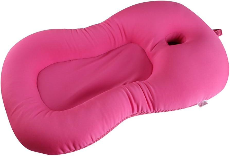 Baby Bath Mat, KAKIBLIN Baby Bathtub Cushion Soft Anti-Slip Bath Pad 0-6 Month Infant Bath Pillow... | Amazon (US)