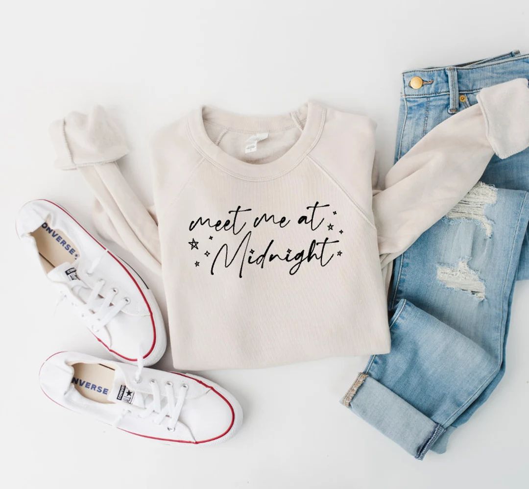 Meet Me at Midnight Sweatshirt Swiftie Sweatshirt Swift - Etsy | Etsy (US)