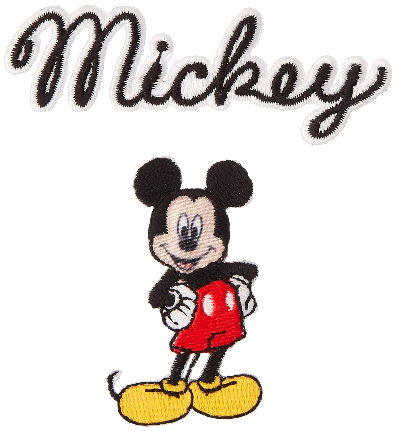 Wrights Products Disney Iron-On Mickey Mouse Body with Script Applique | Amazon (US)