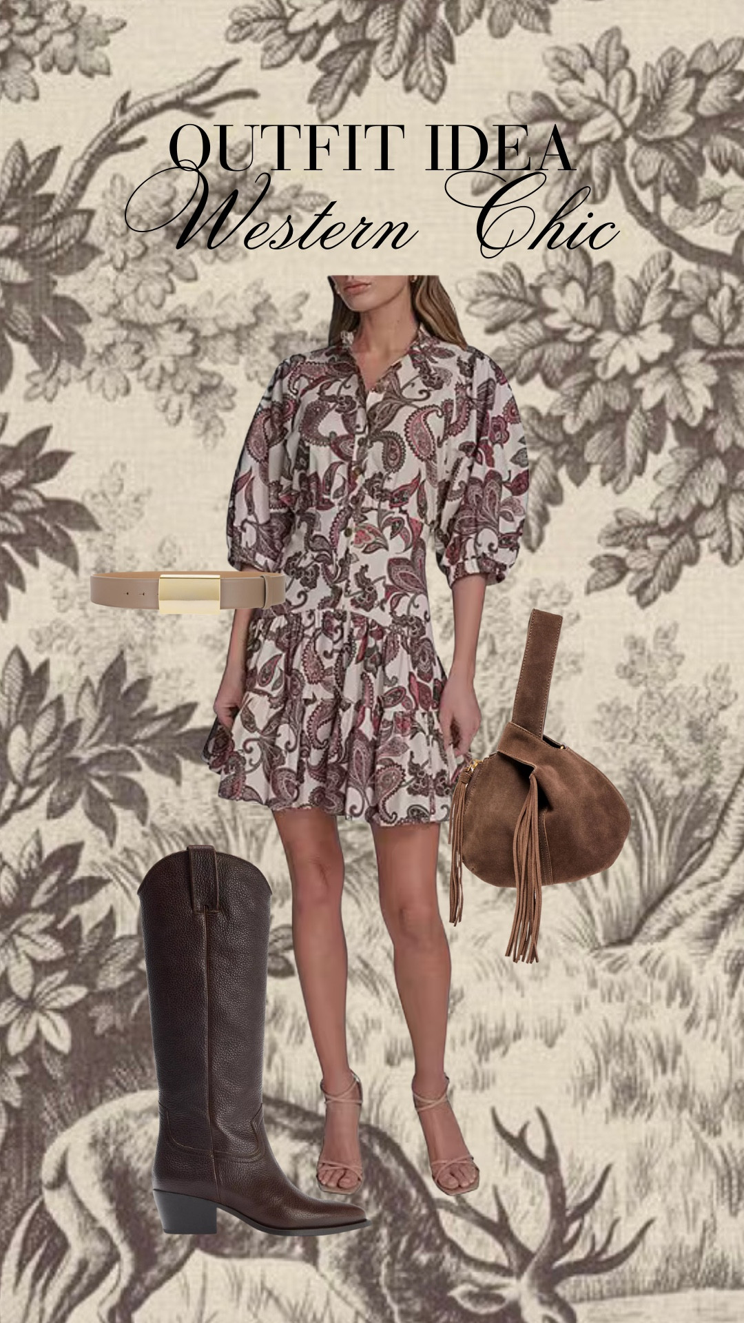 Western chic outfit idea!