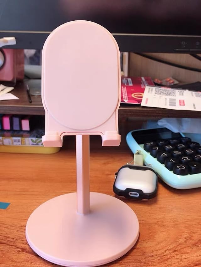 Cell Phone Stand,BRIGHT STONE Angle Height Adjustable Tablet Stand Phone Holder for Desk (4"-10") Pi | Amazon (US)