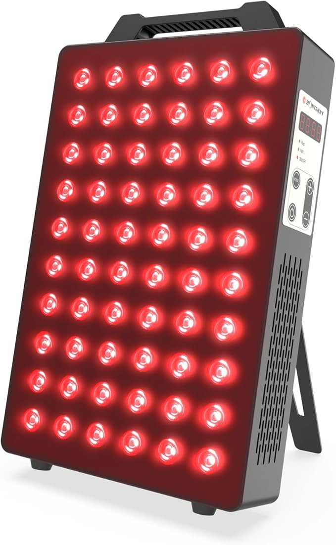 Red Light Therapy Device, Remote Control 60 Dual Chip Clinical Grade LED Lamp, 660nm 850nm Red Ne... | Amazon (US)