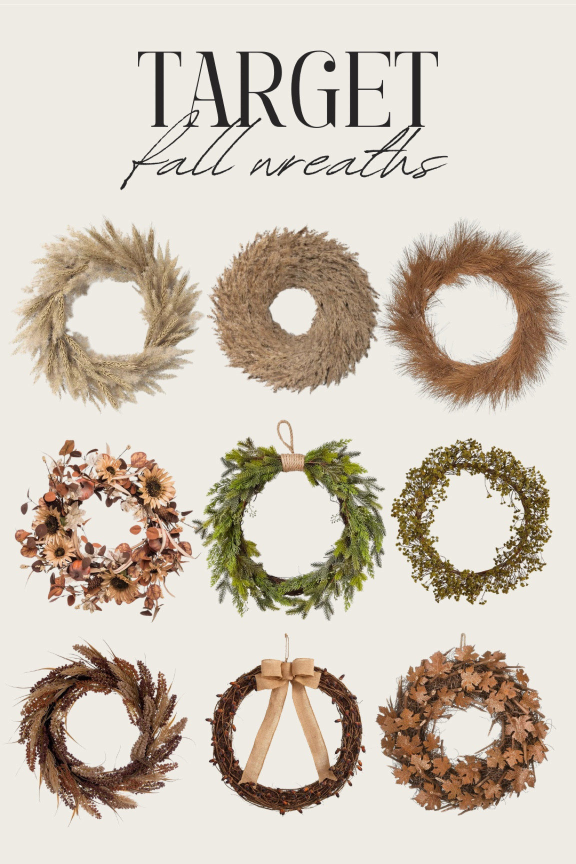 These fall wreaths from Target are so perfect for autumn. I love the earthy and warm colors. 

#LTKHome #LTKSeasonal