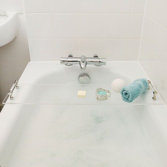 Acrylic Transparent See Trough Bath Rack Lucite Bath Tray Bath | Etsy | Etsy (US)