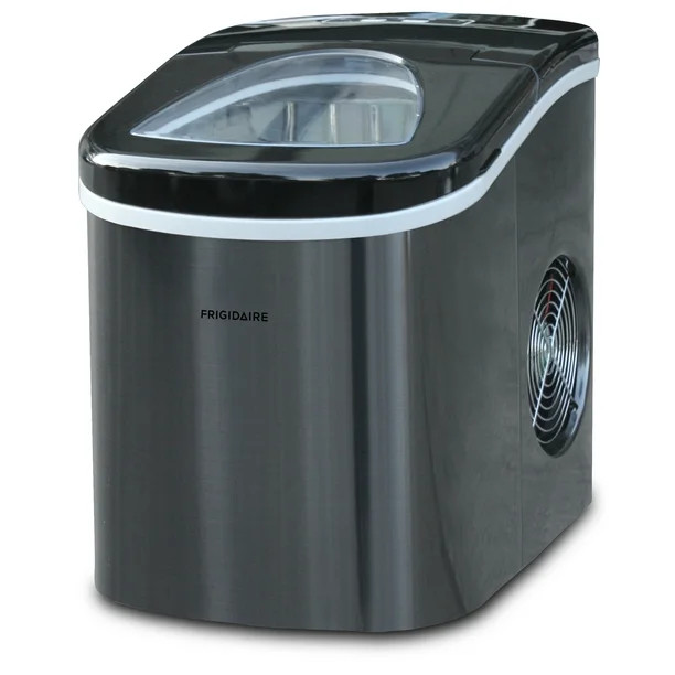 Frigidaire 2.3 Qt. Stainless-Steel Counter Top Ice Maker - Black - Walmart.com | Walmart (US)