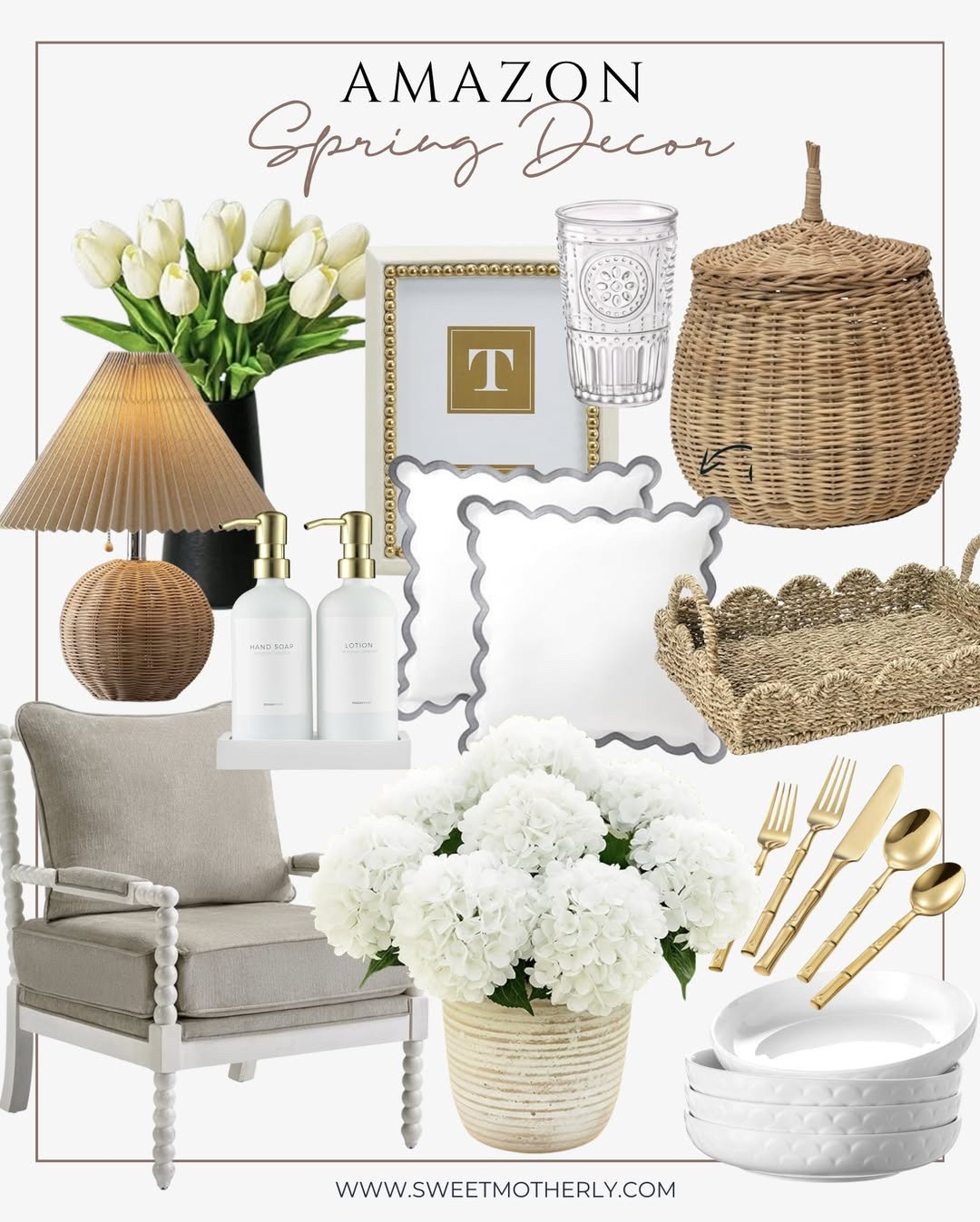 Amazon spring home decor

coastal summer home decor
light and airy styling
woven baskets and accents
citrus inspired kitchen decor
summer candles and scents
blue and white interiors
beach house aesthetic
elevated hosting essentials
outdoor patio touches

#LTKSeasonal #LTKSaleAlert
