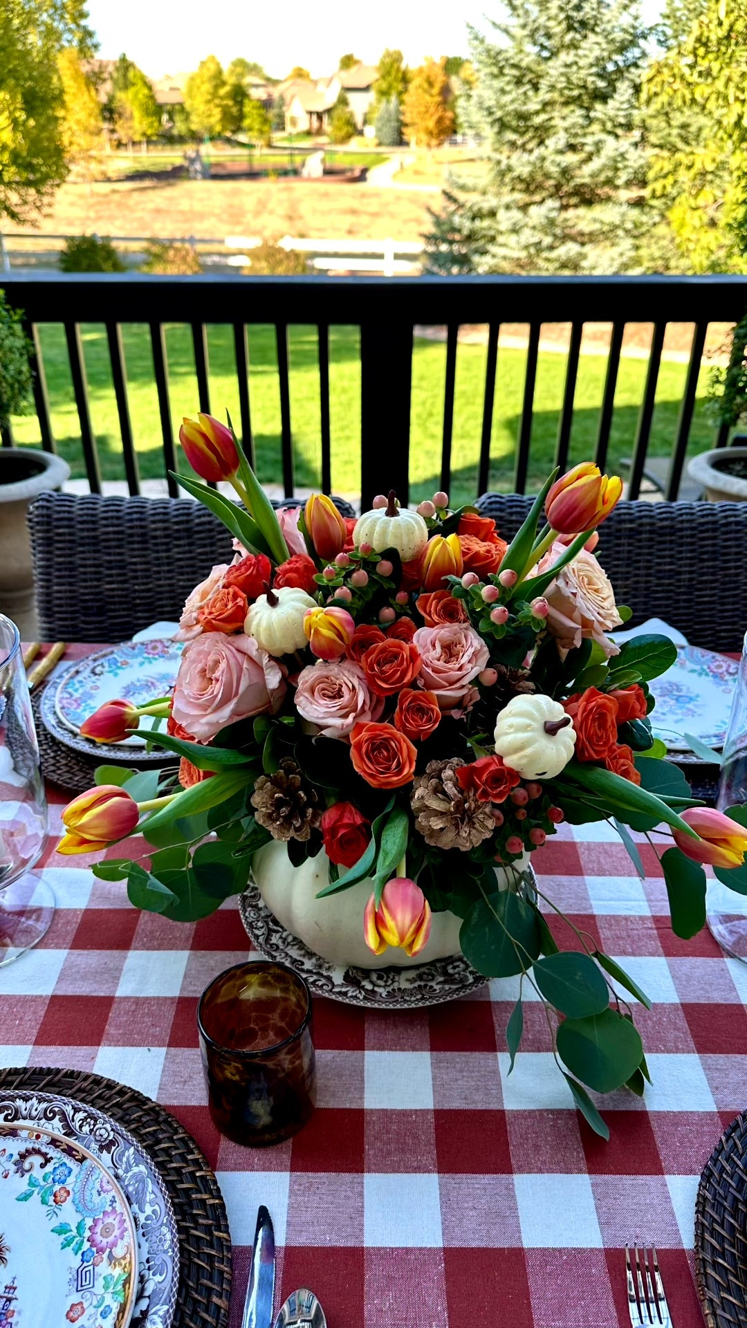 I had so much fun putting together this easy pumpkin centerpiece! It is perfect for Thanksgiving or your next fall gathering. I hope you enjoy this beautiful time of year!🧡

#LTKSeasonal #LTKHome #LTKParties
