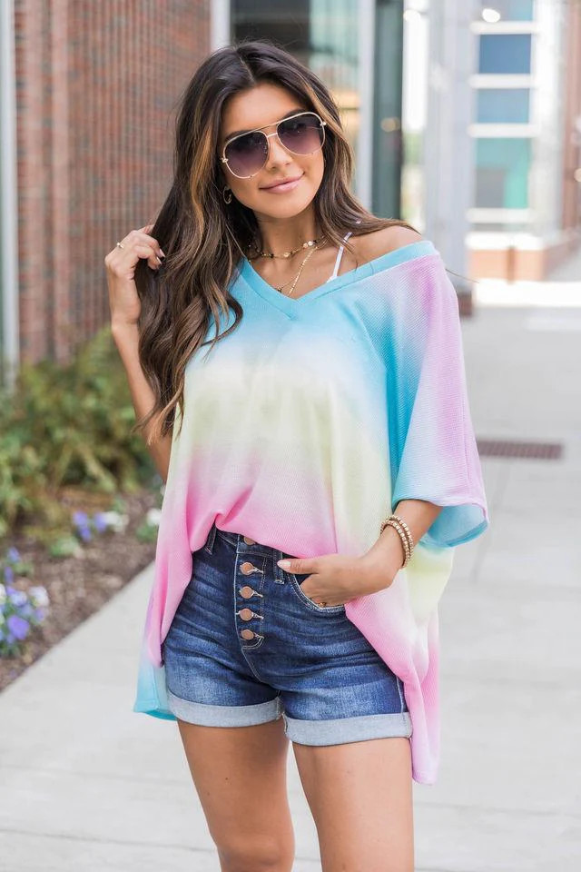 Caught Up In This Tie-Dye Tee FINAL SALE | The Pink Lily Boutique
