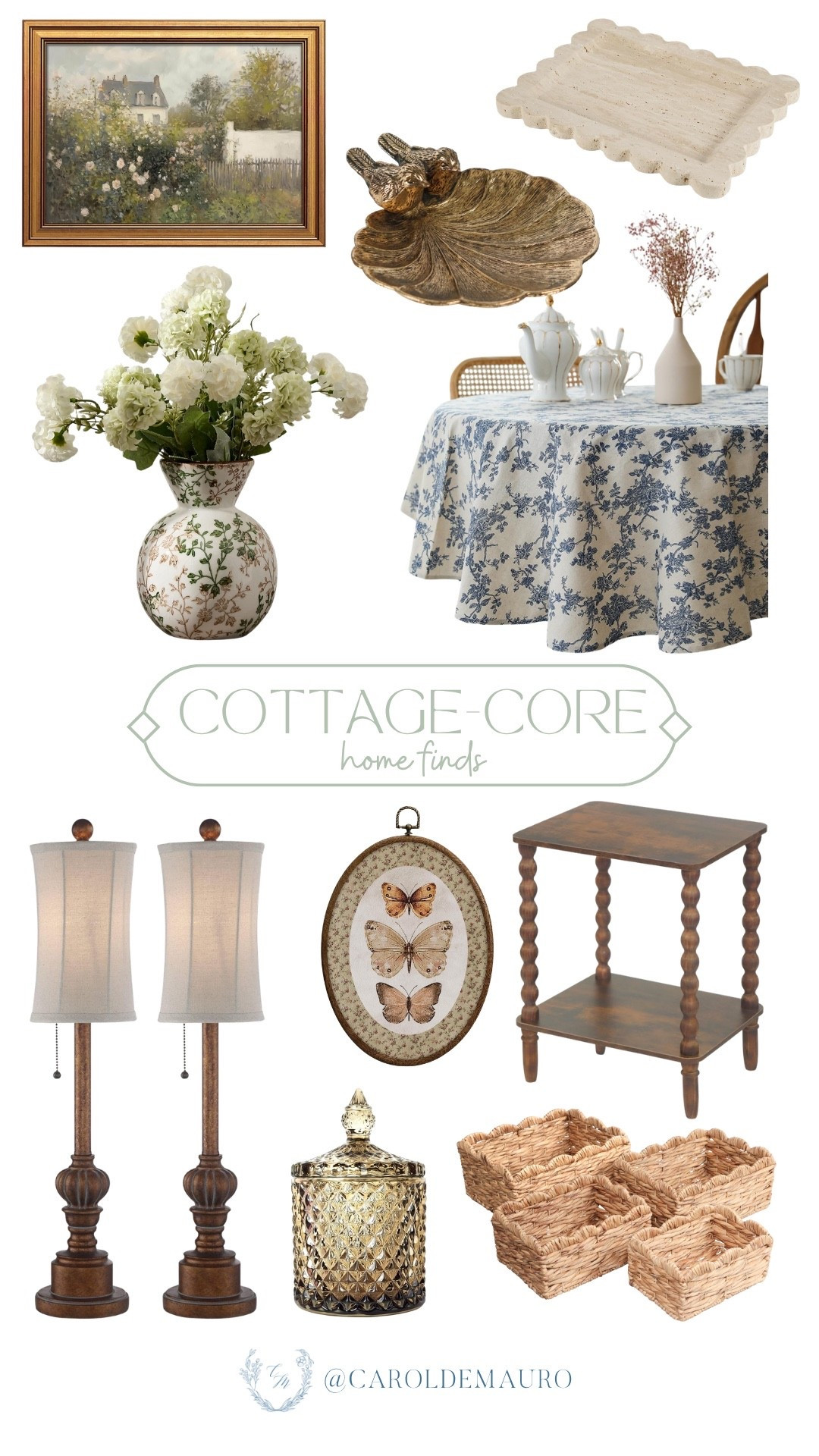 Transform your space into a rustic retreat with these charming cottage-core home finds! Snag everything from a vintage-style floral vase to a beautifully textured beaded side table to instantly upgrade your home.

amazon home, decor tips, marble decor, rattan organization, home refresh, spring vibes, tabletop inspo, wall decor

#LTKU #LTKHome #LTKSeasonal