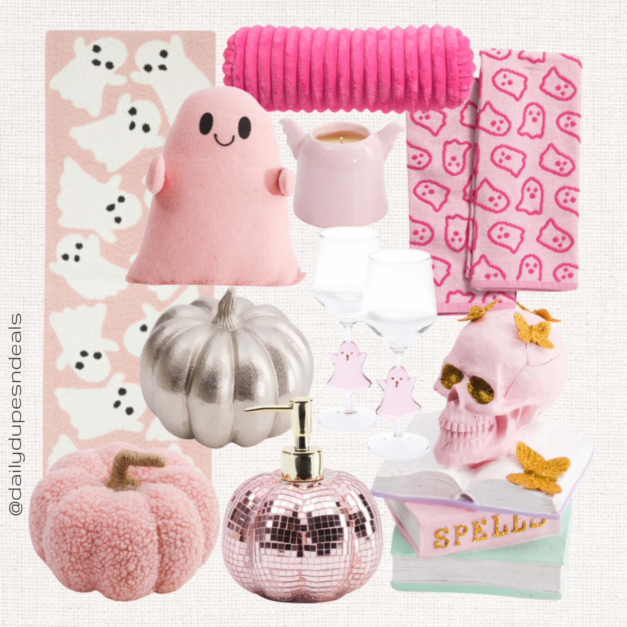 Fall Halloween seasonal home decor pumpkin ghost pink

#LTKfindsunder50 #LTKhome #LTKSeasonal