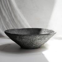 Wabi Sabi Centerpiece Bowl in Stone Grey Concrete | Etsy (US)
