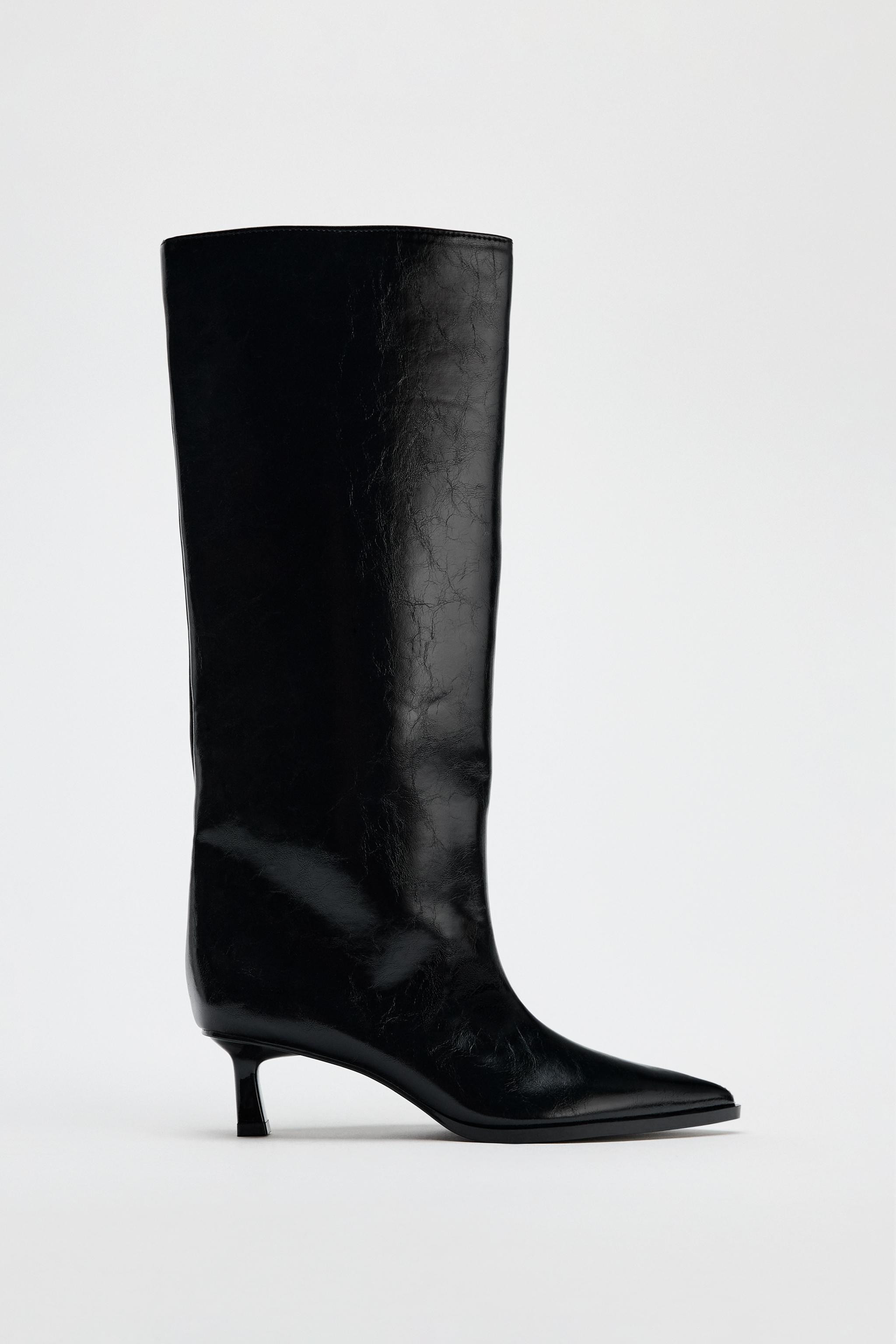 KITTEN HEEL BOOTS | Zara US