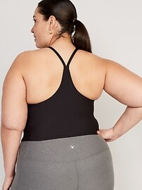 Light Support PowerSoft Longline Sports Bra for Women | Old Navy (US)