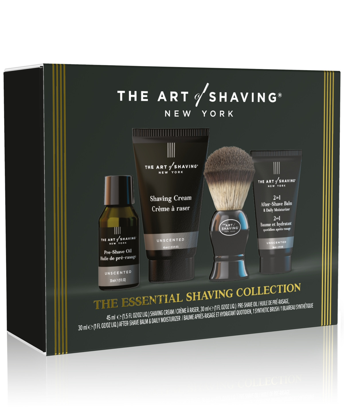The Art of Shaving 4-Pc. Essential Shaving Set - Unscented | Macy's