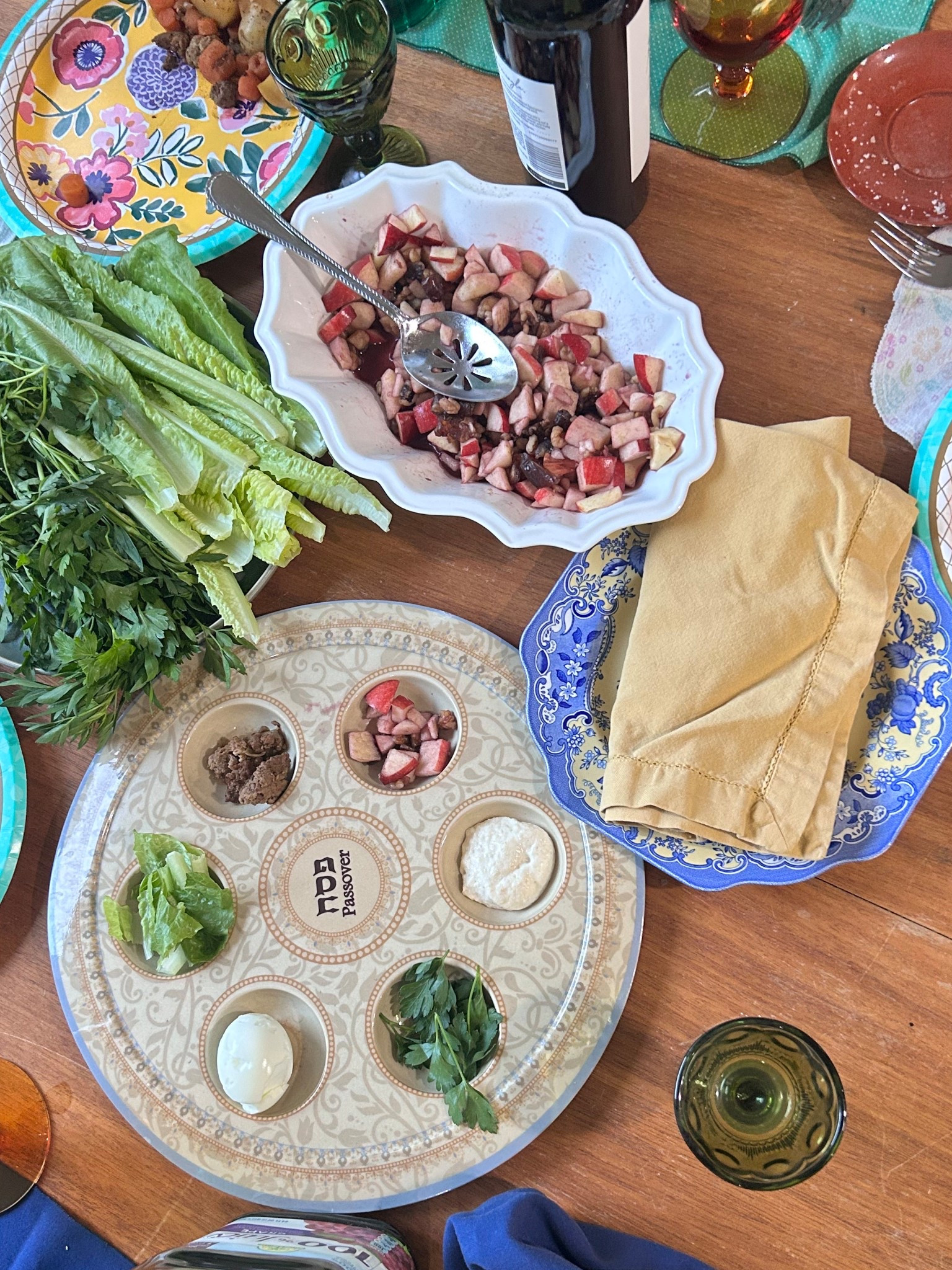 This Passover was one of my favorite our family has had, yet!

Why; I don’t know! It just felt so homey!

I found this Sedar plate on Poshmark! 

Next year I’d love to add a Matzah plate and a Passover tablescape, I found some really cute ideas on Pinterest! 

Anyone other Christians here celebrate Passover? 

#LTKFestival #LTKHome #LTKfoodie