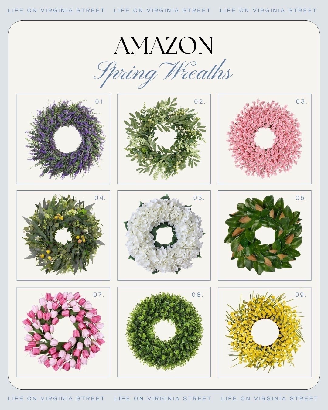 Amazon spring wreaths 🙌🏻🙌🏻

#LTKHome #LTKSeasonal